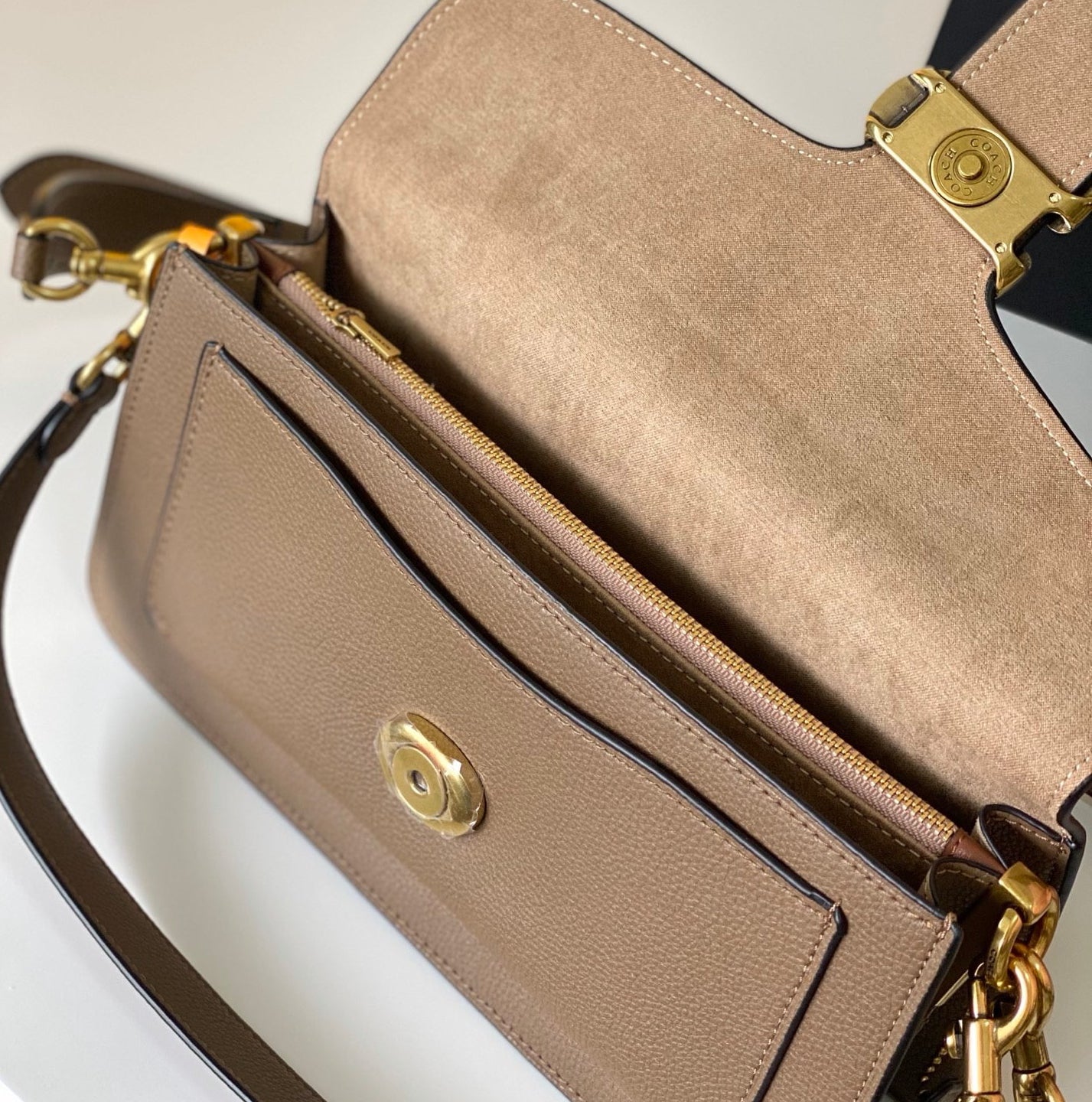 THE TABBY BAG 26 CM - STONE