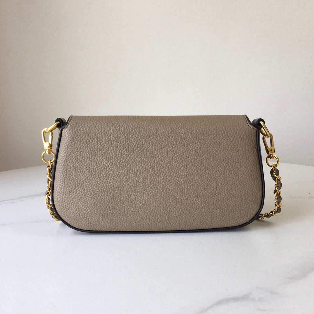BRITTEN CONVERTIBLE CROSSBODY BAG – TAUPE