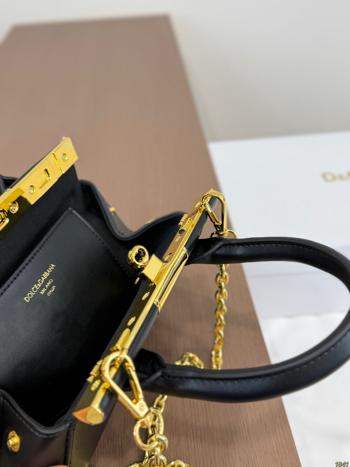 MINI TOP HANDLE BAG – BLACK