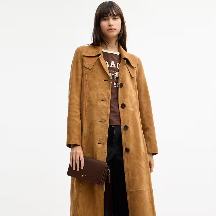 COACH MILA CROSSBODY BAG - BROWN
