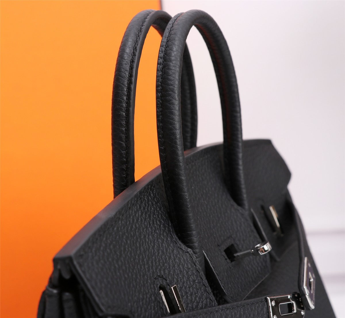 BIRKIN 30 – BLACK WITH PALLADIUM HARDWARE