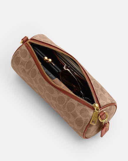 BARREL BAG - BROWN