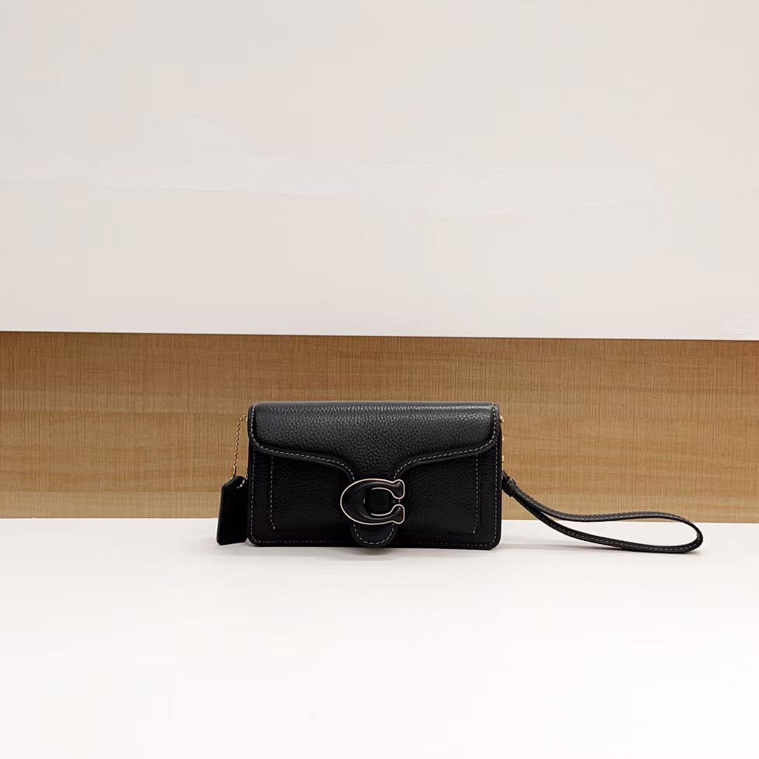 THE TABBY WRISTLET BAG - BLACK (MINI)