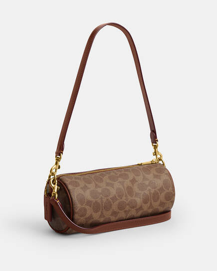 BARREL BAG - BROWN