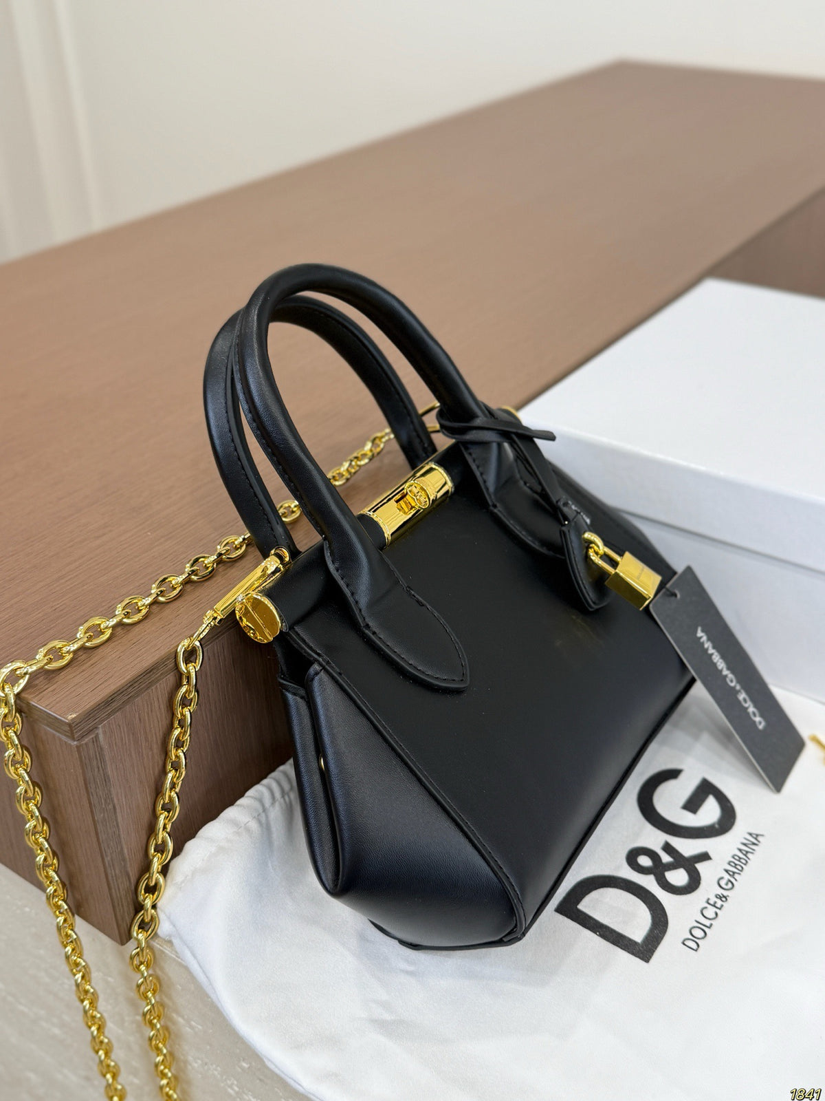 MINI TOP HANDLE BAG – BLACK