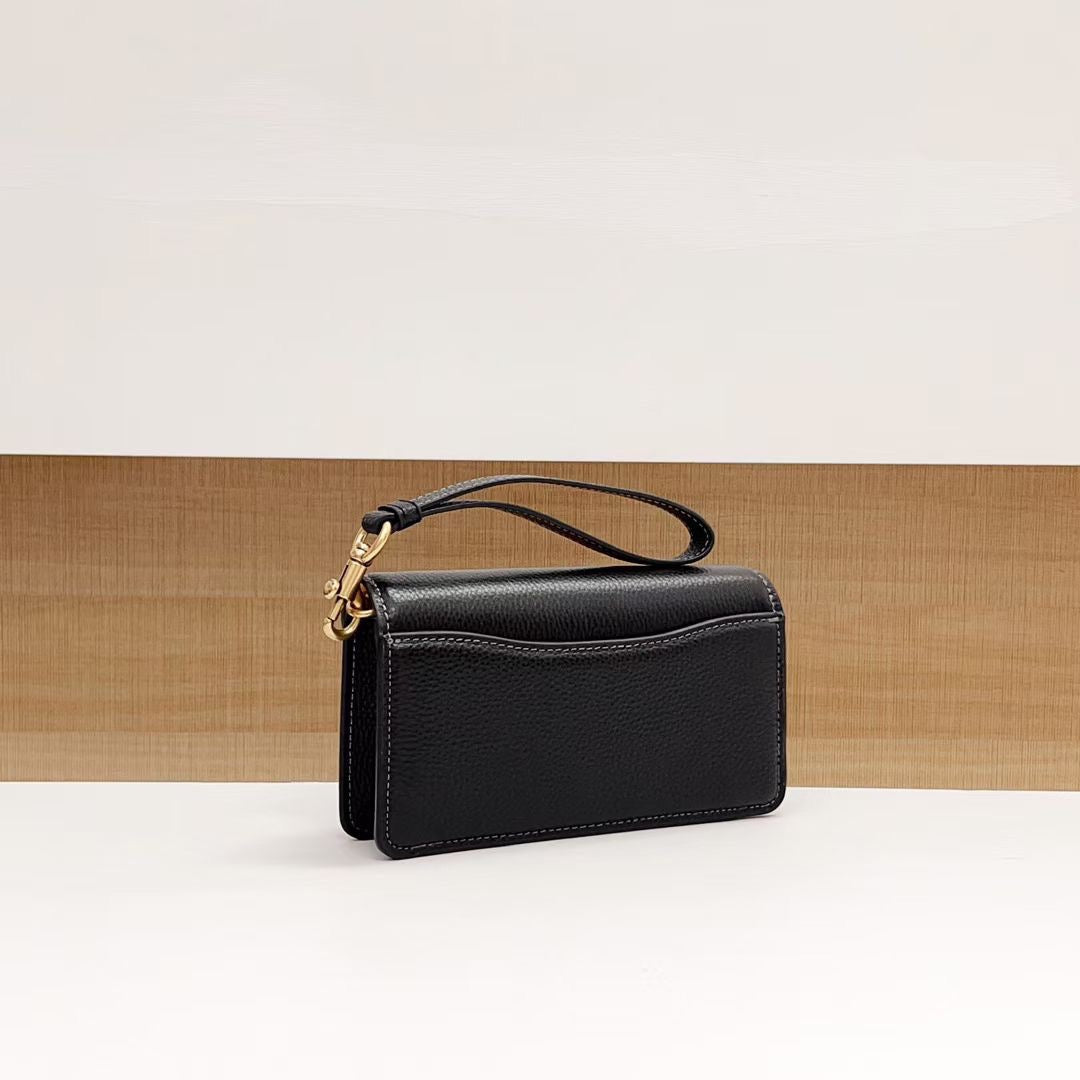THE TABBY WRISTLET BAG - BLACK (MINI)