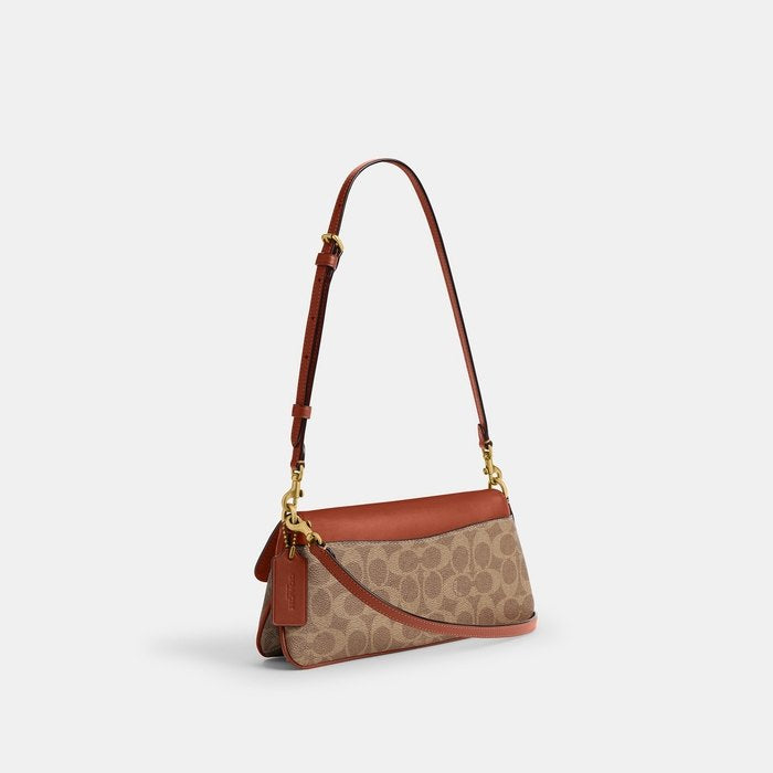 JET BAG - SIGNATURE LIGHT BROWN