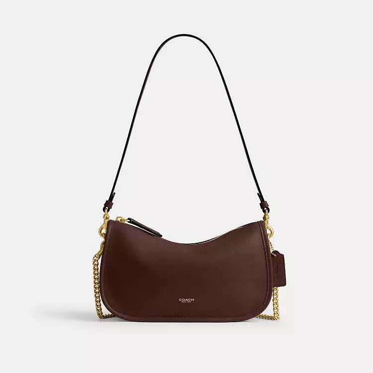 WAVERLY SHOULDER BAG - BROWN