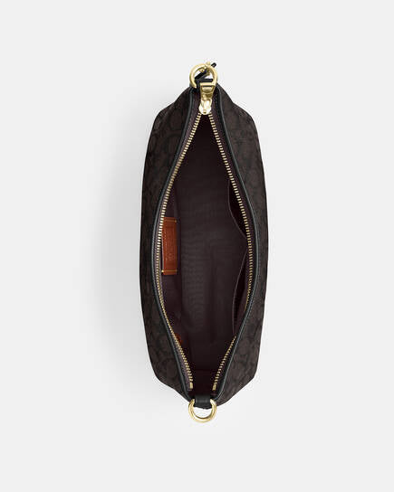 LAUREL SHOULDER BAG - DARK BROWN