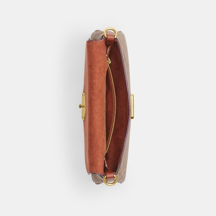JET BAG - SIGNATURE LIGHT BROWN