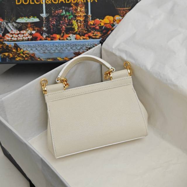 SICILY 18 CM BAG – CREAM