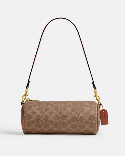 BARREL BAG - BROWN