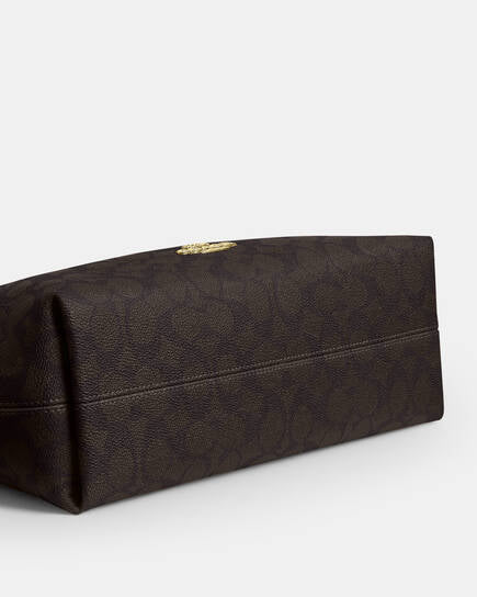 LAUREL SHOULDER BAG - DARK BROWN