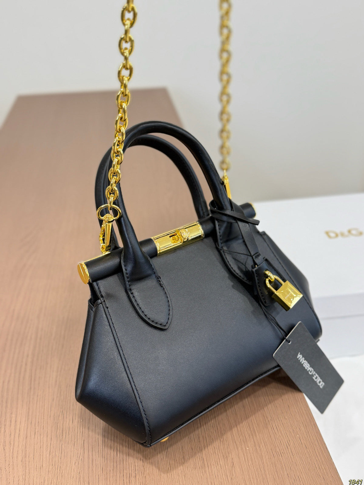 MINI TOP HANDLE BAG – BLACK