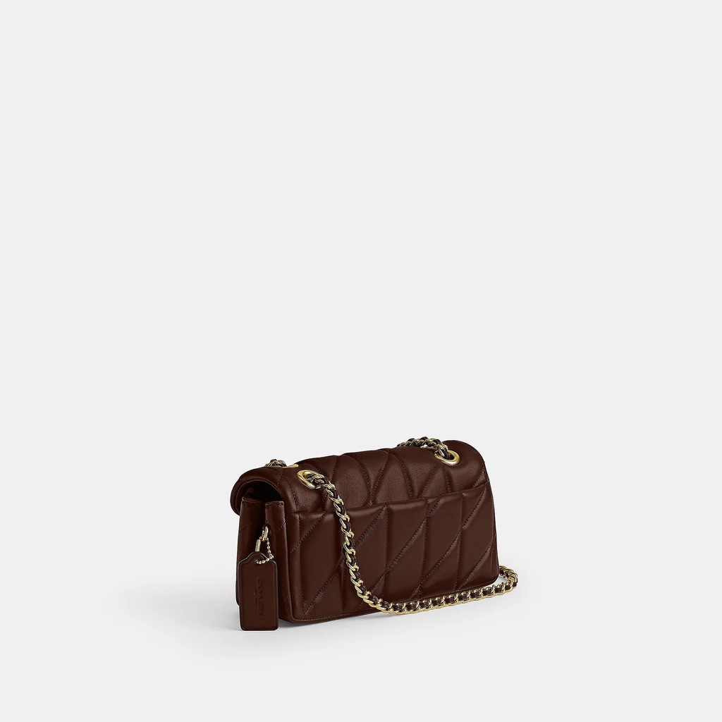 TABBY PILLOW QUILTED BAG - BROWN