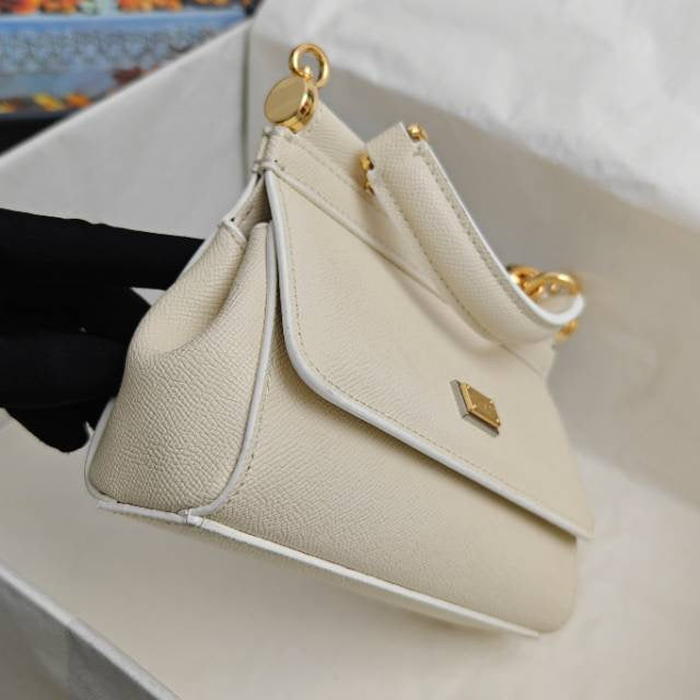 SICILY 18 CM BAG – CREAM