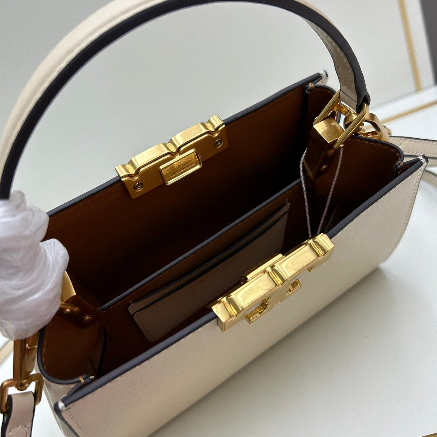THE MINI ELEANOR BAG WHITE