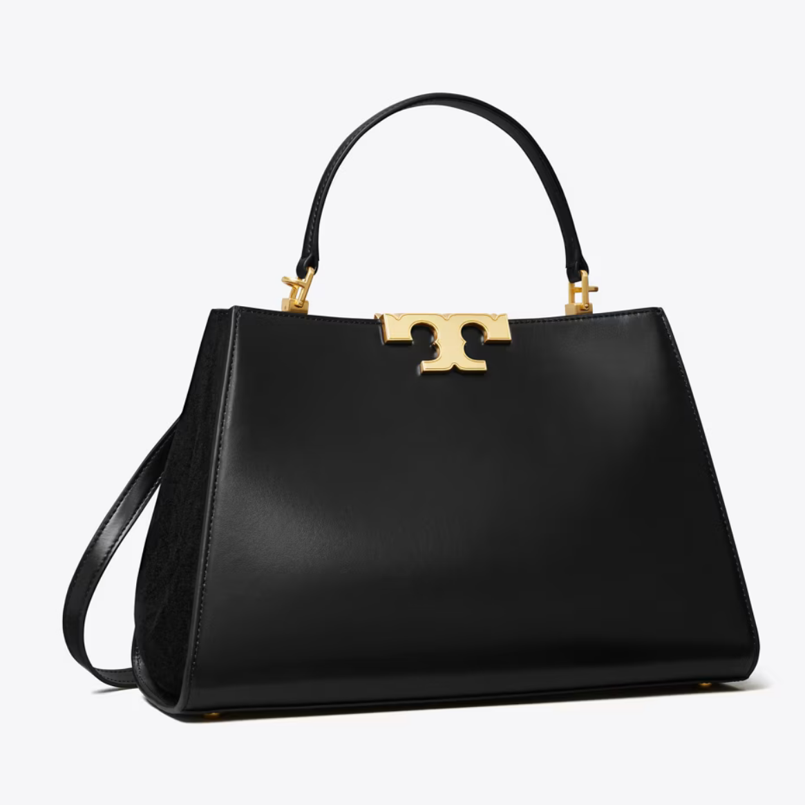 THE LARGE ELEANOR SATCHEL BAG - 30 CM BLACK