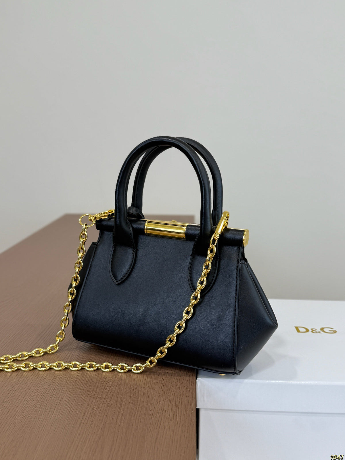 MINI TOP HANDLE BAG – BLACK
