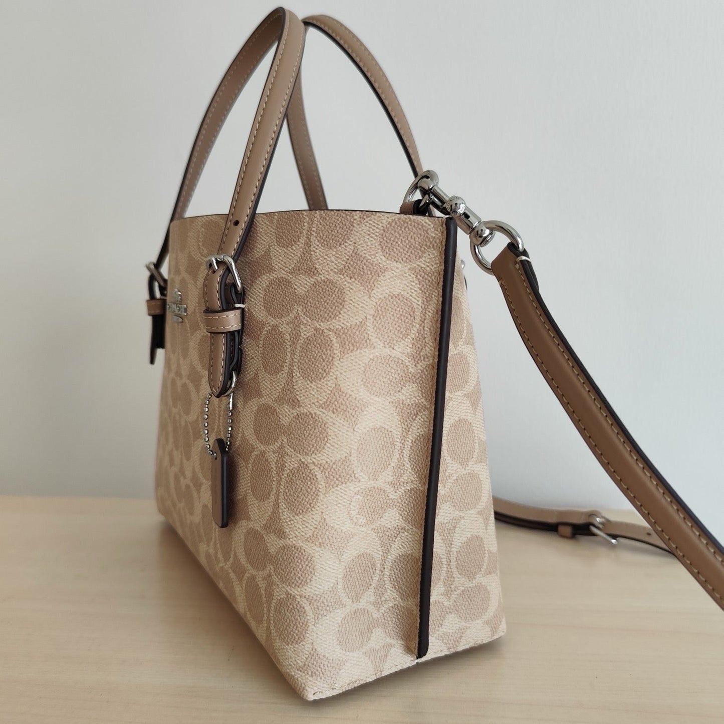 MOLLIE TOTE 25 BAG - NUDE
