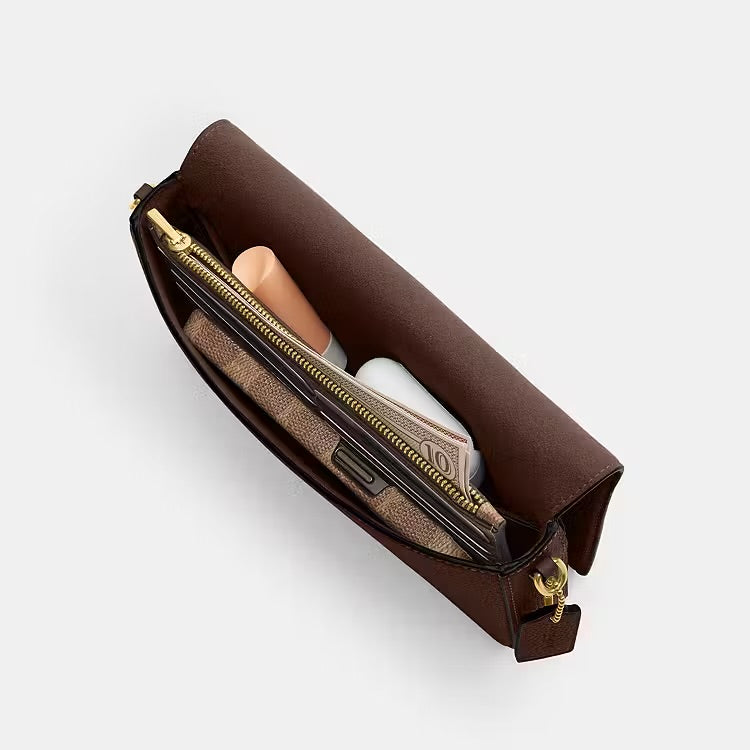COACH MILA CROSSBODY BAG - BROWN