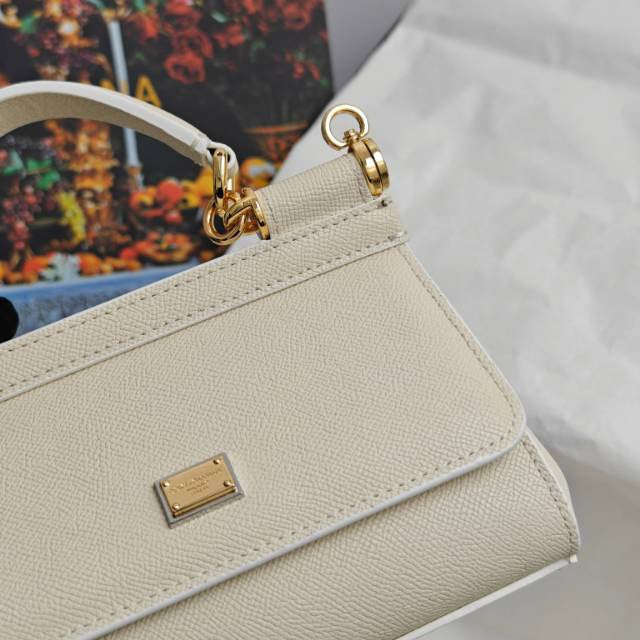 SICILY 18 CM BAG – CREAM