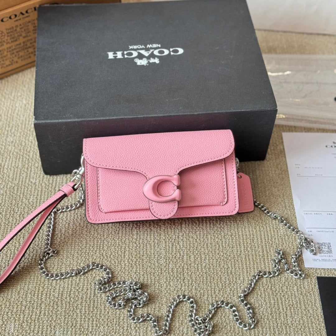 THE TABBY WRISTLET BAG - PINK