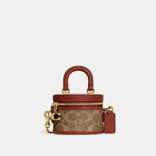 TRAIL CROSSBODY MINI BAG - BROWN