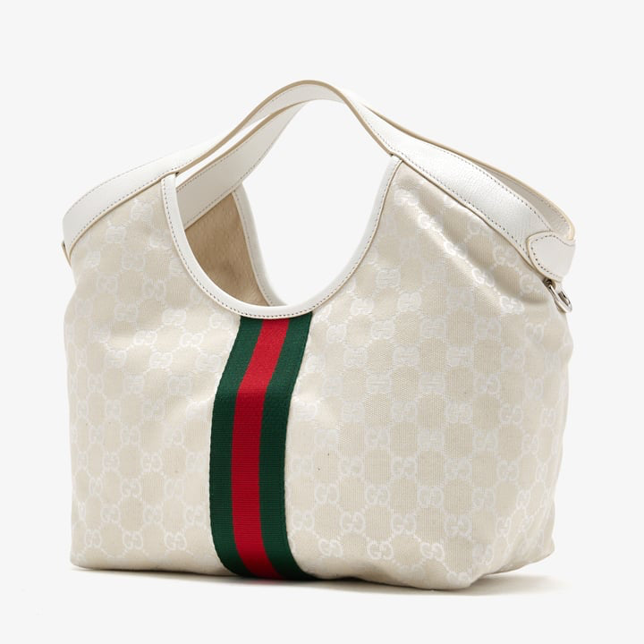 GIGLIO GG SMALL CANVAS TOTE - IVORY