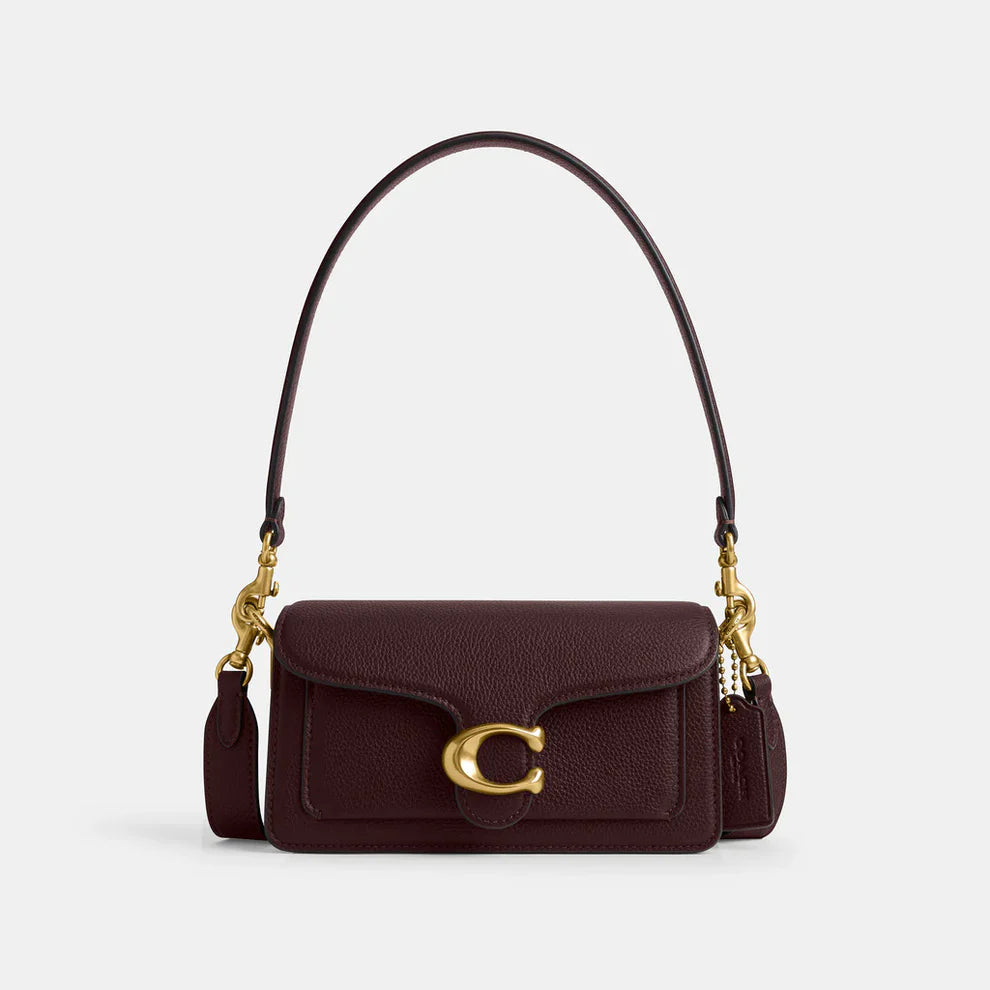 THE TABBY 26 CM BAG - BURGUNDY