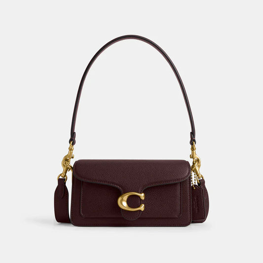THE TABBY 26 CM BAG - BURGUNDY