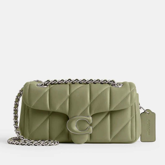 TABBY PILLOW QUILTED BAG - GREEN