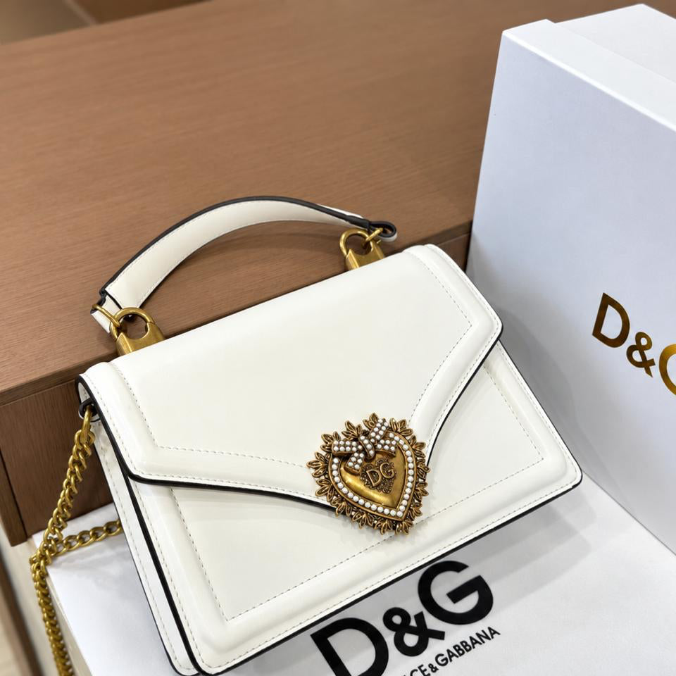 DEVOTION TOP HANDLE BAG – WHITE