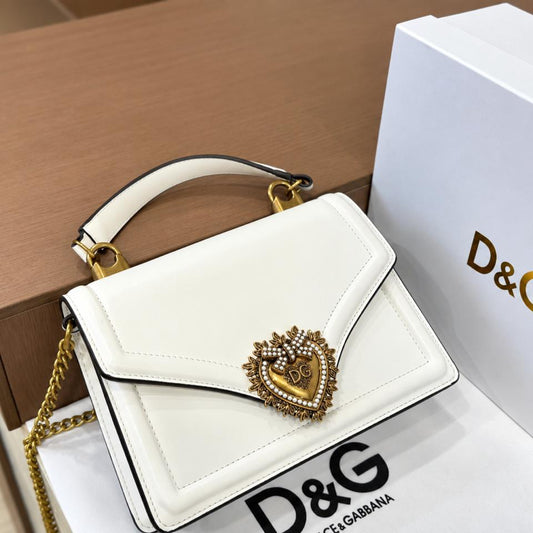 DEVOTION TOP HANDLE BAG – WHITE