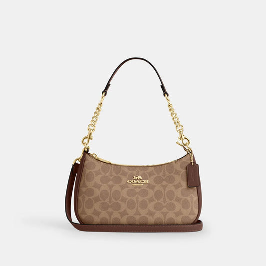 TERI SHOULDER BAG - LIGHT BROWN