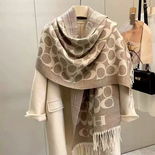 CC OVERSIZED SCARF - LIGHT GRAY (A GRADE)