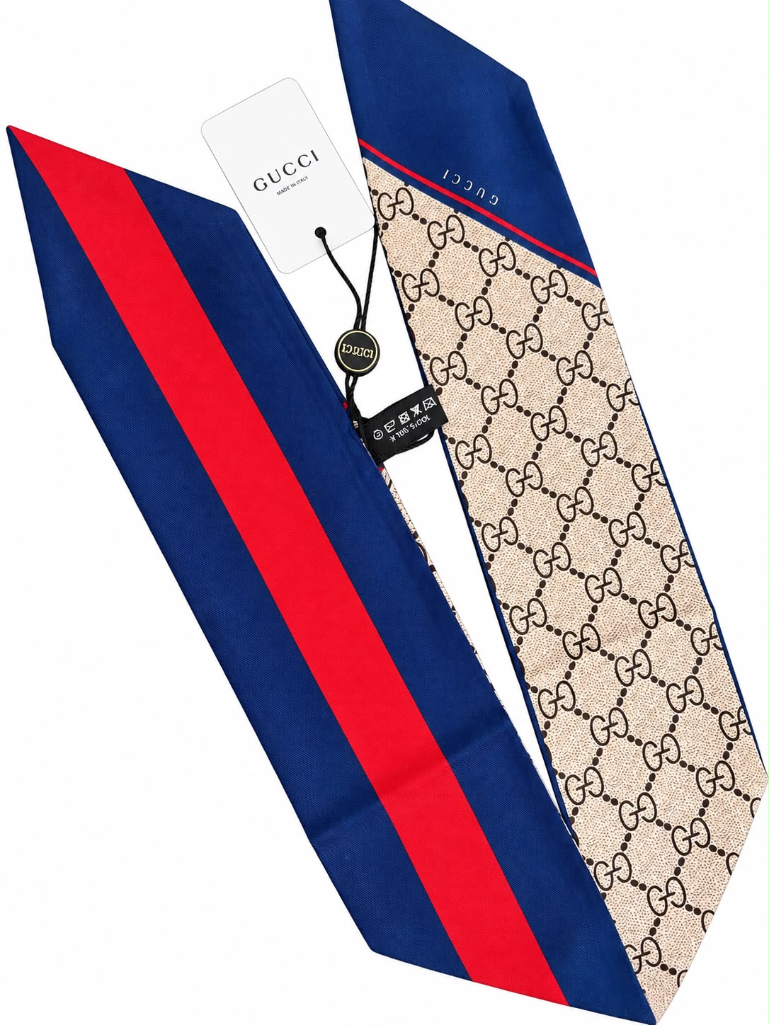 GG HEADBAND - BLUE AND RED