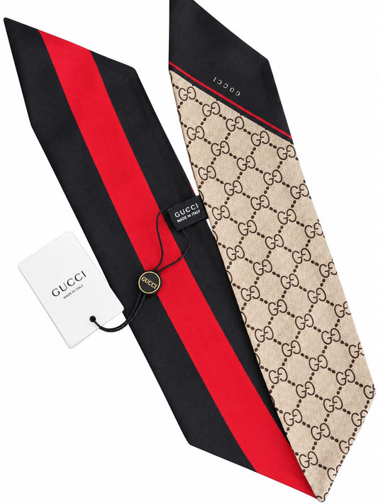 GG HEADBAND - BLACK AND RED