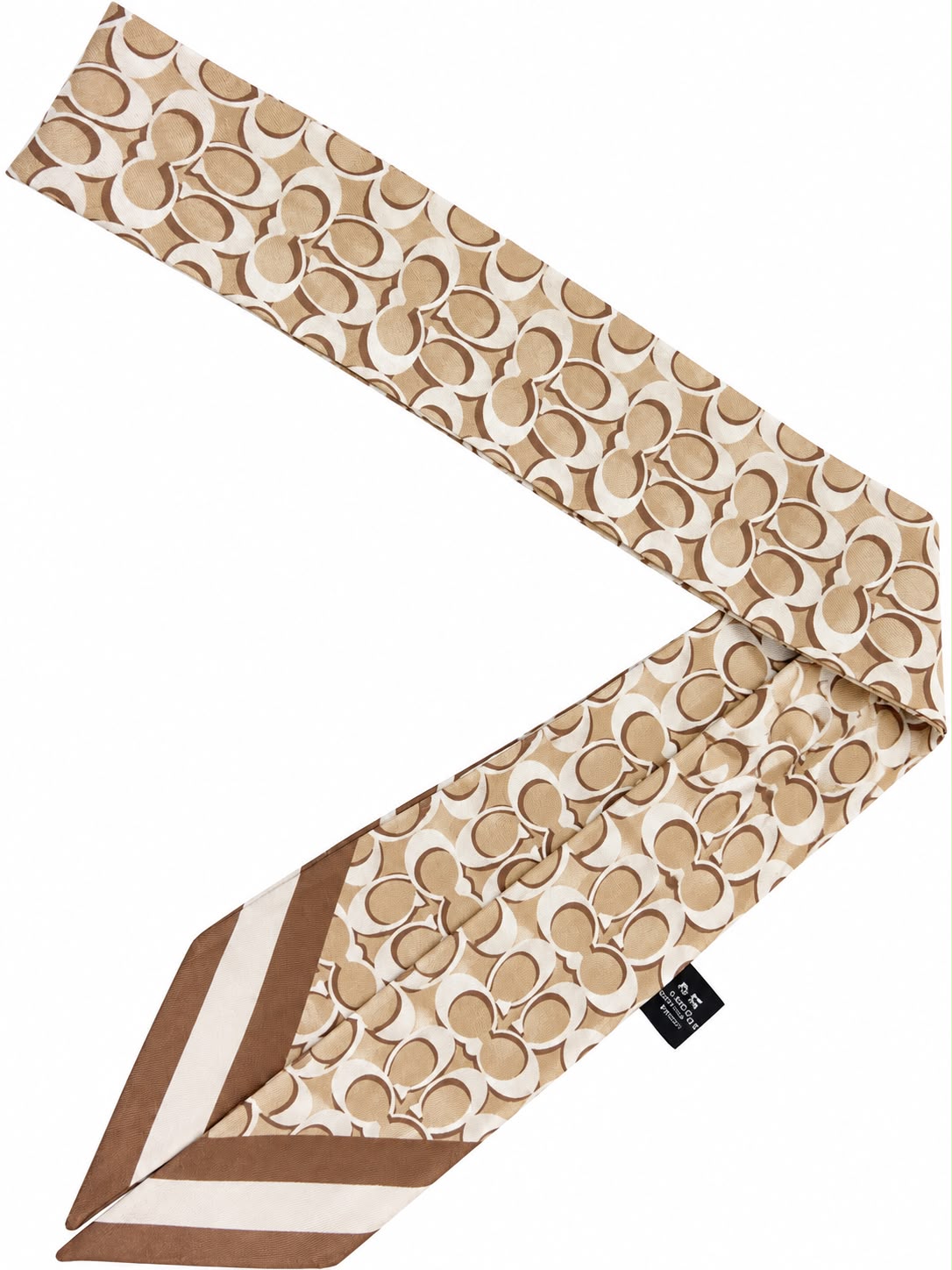 CC HEADBAND SCARF - BROWN