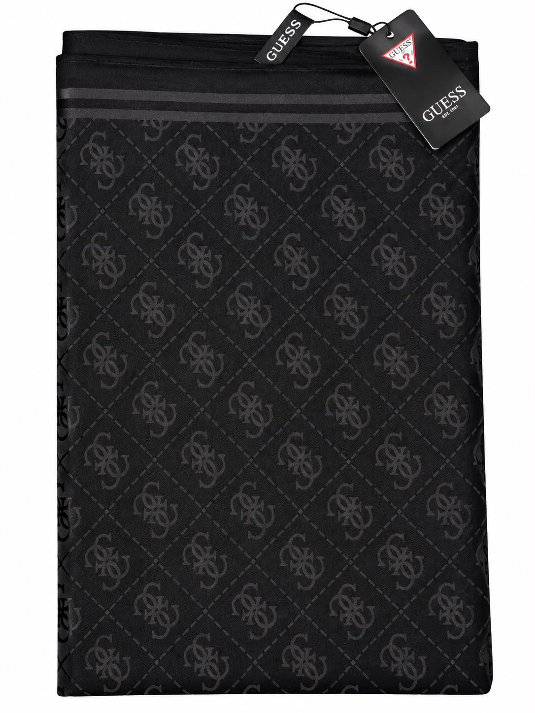 GS SILK SCARF - BLACK