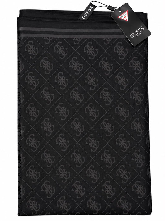 GS SILK SCARF - BLACK