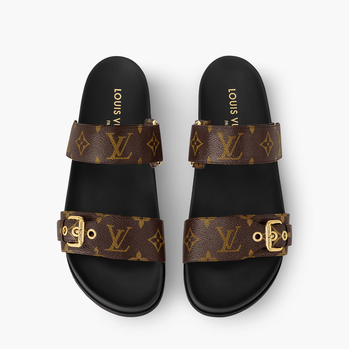 BOM DIA MULE SLIDES - BROWN
